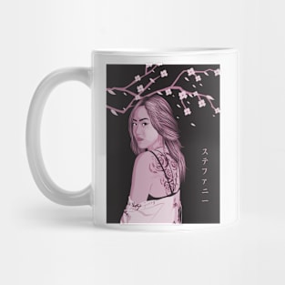 lady in pink Mug